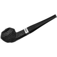 Peterson Junior Sandblasted Silver Mounted Straight Bulldog Fishtail