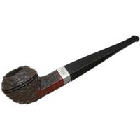 Peterson Junior Rusticated Nickel Mounted Straight Bulldog Fishtail