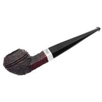 Peterson Junior Rusticated Nickel Mounted Straight Bulldog Fishtail