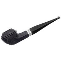 Peterson Junior Sandblasted Silver Mounted Straight Bulldog Fishtail