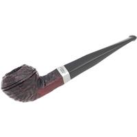 Peterson Junior Rusticated Nickel Mounted Straight Bulldog Fishtail
