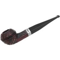 Peterson Junior Rusticated Nickel Mounted Straight Bulldog Fishtail