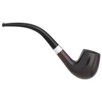 Peterson Junior Heritage Silver Mounted Bent Billiard Fishtail