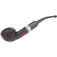 Peterson Junior Rusticated Nickel Mounted Bent Bulldog Fishtail