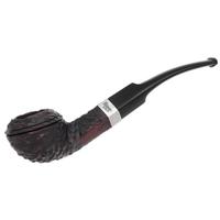 Peterson Junior Rusticated Nickel Mounted Bent Bulldog Fishtail
