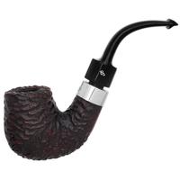 Peterson House Pipe Rusticated Bent Billiard P-Lip