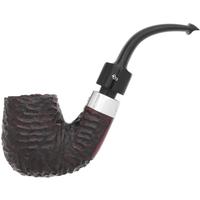 Peterson House Pipe Rusticated Bent Billiard P-Lip
