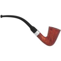 Peterson Speciality Smooth Nickel Mounted Calabash Fishtail