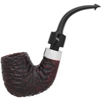 Peterson House Pipe Rusticated Bent Billiard P-Lip