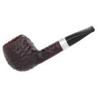 Peterson Junior Rusticated Nickel Mounted Short Apple Fishtail