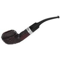 Peterson Junior Rusticated Nickel Mounted Bent Bulldog Fishtail