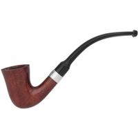 Peterson Speciality Smooth Nickel Mounted Calabash Fishtail