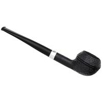 Peterson Junior Sandblasted Silver Mounted Squat Rhodesian Fishtail