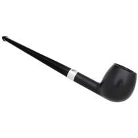 Peterson Junior Ebony Silver Mounted Canted Apple Fishtail