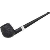 Peterson Junior Sandblasted Silver Mounted Canted Apple Fishtail