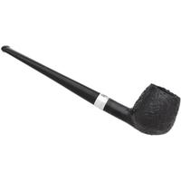 Peterson Junior Sandblasted Silver Mounted Canted Apple Fishtail