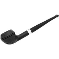 Peterson Junior Sandblasted Silver Mounted Squat Rhodesian Fishtail