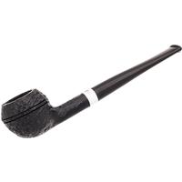 Peterson Junior Sandblasted Silver Mounted Squat Rhodesian Fishtail
