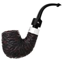 Peterson House Pipe Rusticated Bent Billiard P-Lip