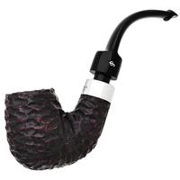 Peterson House Pipe Rusticated Bent Billiard P-Lip