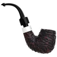 Peterson House Pipe Rusticated Bent Billiard P-Lip