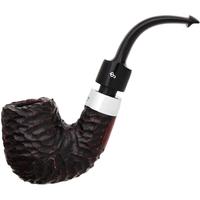 Peterson House Pipe Rusticated Bent Billiard P-Lip