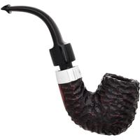 Peterson House Pipe Rusticated Bent Billiard P-Lip