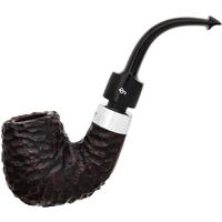 Peterson House Pipe Rusticated Bent Billiard P-Lip