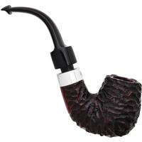 Peterson House Pipe Rusticated Bent Billiard P-Lip