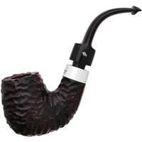 Peterson House Pipe Rusticated Bent Billiard P-Lip