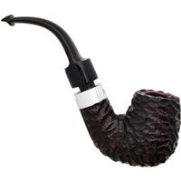 Peterson House Pipe Rusticated Bent Billiard P-Lip