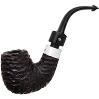 Peterson House Pipe Rusticated Bent Billiard P-Lip