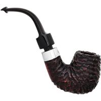 Peterson House Pipe Rusticated Bent Billiard P-Lip