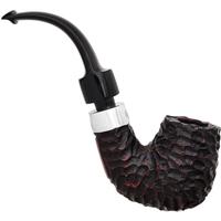 Peterson House Pipe Rusticated Bent Billiard P-Lip