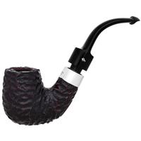 Peterson House Pipe Rusticated Bent Billiard P-Lip