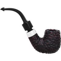 Peterson House Pipe Rusticated Bent Billiard P-Lip