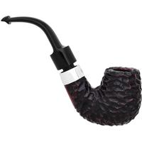 Peterson House Pipe Rusticated Bent Billiard P-Lip