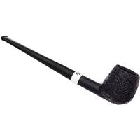 Peterson Junior Sandblasted Silver Mounted Canted Apple Fishtail