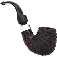Peterson House Pipe Rusticated Bent Billiard P-Lip