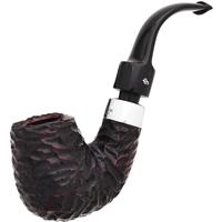 Peterson House Pipe Rusticated Bent Billiard P-Lip