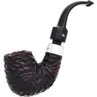Peterson House Pipe Rusticated Bent Billiard P-Lip