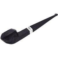 Peterson Junior Sandblasted Silver Mounted Straight Bulldog Fishtail