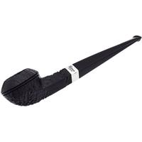 Peterson Junior Sandblasted Silver Mounted Straight Bulldog Fishtail
