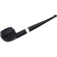 Peterson Junior Sandblasted Silver Mounted Squat Rhodesian Fishtail