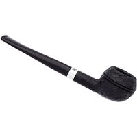 Peterson Junior Sandblasted Silver Mounted Squat Rhodesian Fishtail