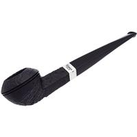 Peterson Junior Sandblasted Silver Mounted Straight Bulldog Fishtail