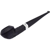 Peterson Junior Sandblasted Silver Mounted Straight Bulldog Fishtail