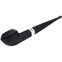Peterson Junior Sandblasted Silver Mounted Straight Bulldog Fishtail