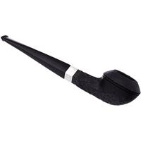 Peterson Junior Sandblasted Silver Mounted Straight Bulldog Fishtail