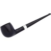 Peterson Junior Ebony Silver Mounted Straight Apple Fishtail